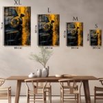 Midnight Coupe in Amber metal wall art print, view 6