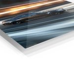Midnight Velocity Sedan metal wall art print, view 2