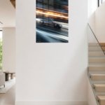 Midnight Velocity Sedan metal wall art print, view 5
