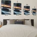Midnight Velocity Sedan metal wall art print, view 6