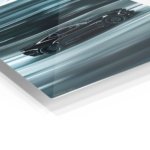 Midnight Velocity Coupe metal wall art print, view 2