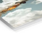 Classic Car Above the Clouds metal wall art print, view 2