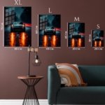 Rainy Night Sports Car metal wall art print, view 6
