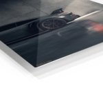 Shadowed Sports Coupe metal wall art print, view 2
