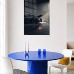 Shadowed Sports Coupe metal wall art print, view 5