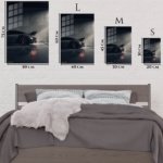 Shadowed Sports Coupe metal wall art print, view 6