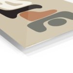 Earth Tone Balance metal wall art print, view 2
