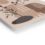 Earthy Botanical Archways metal wall art print, view 2