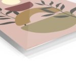 Botanical Sun Shapes metal wall art print, view 2