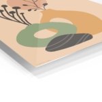 Earth Tone Botanical Vessels metal wall art print, view 2