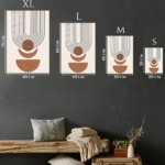 Terracotta Arc Balance metal wall art print, view 6