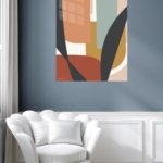 Earth Tone Abstract Arches metal wall art print, view 5