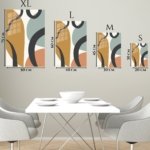 Earthtone Ribbon Arches metal wall art print, view 6
