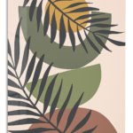 Sunlit Botanical Arches metal wall art print