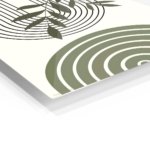 Olive Branch and Arch Forms metal wall art print, view 2