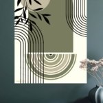 Olive Branch Archways metal wall art print, view 4