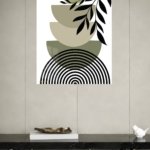 Olive Branch and Arches metal wall art print, view 4