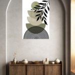 Olive Branch and Arches metal wall art print, view 5