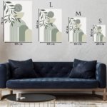Olive Leaves and Arched Forms metal wall art print, view 6