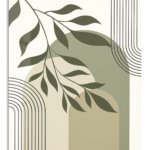 Olive Branch Archways metal wall art print