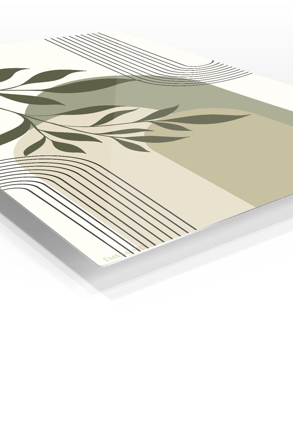 Olive Branch Archways metal wall art print, view 2