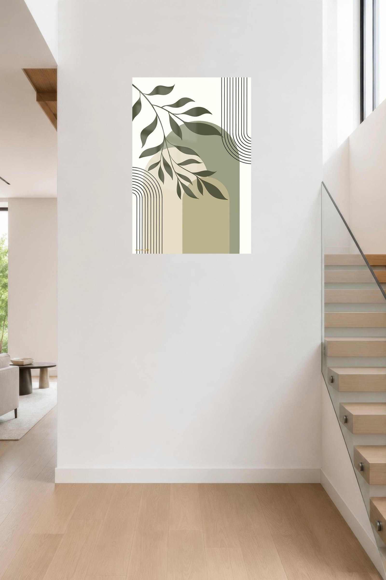 Olive Branch Archways metal wall art print, view 5