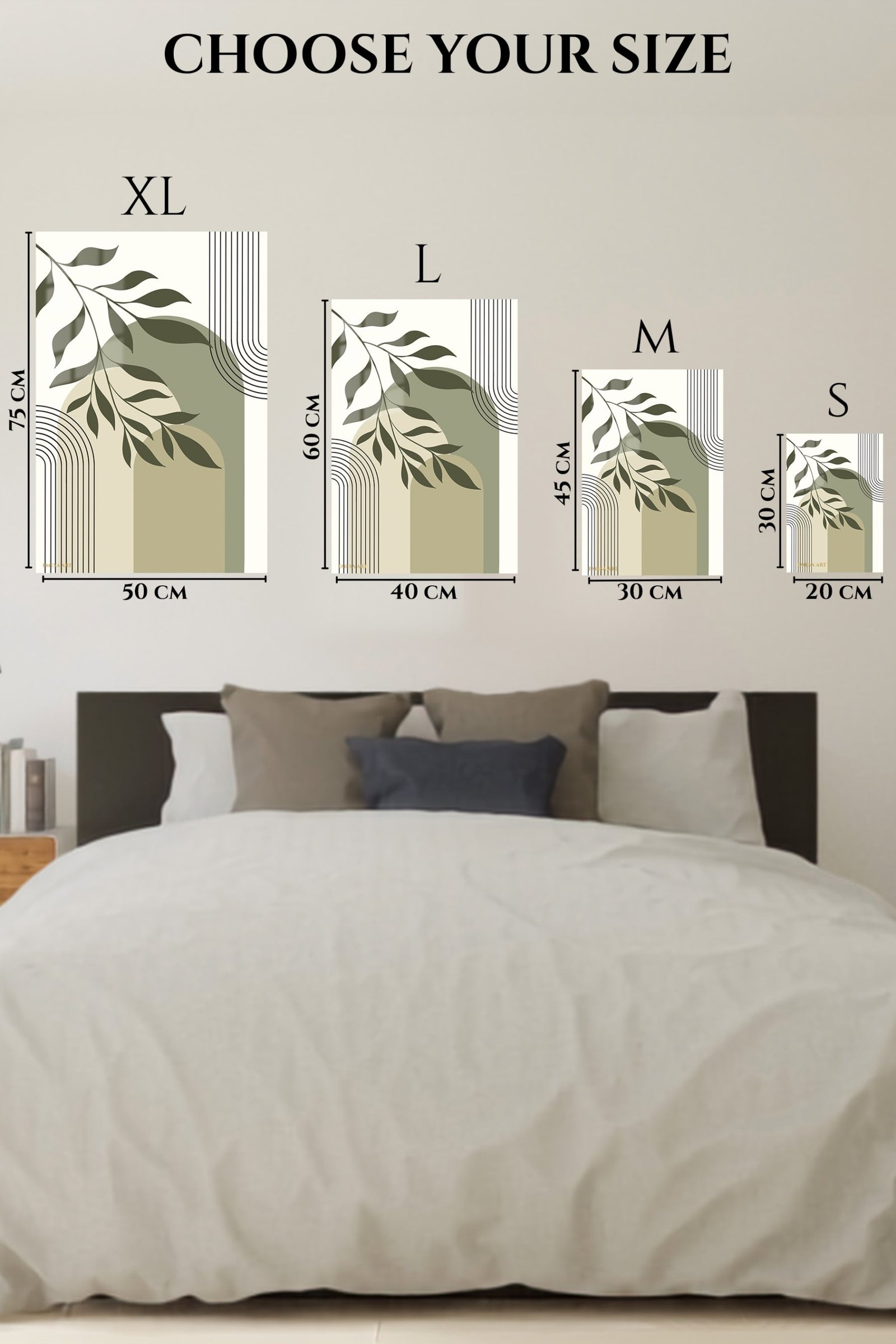 Olive Branch Archways metal wall art print, view 6