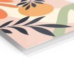 Sunlit Botanical Shapes metal wall art print, view 2