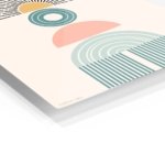 Retro Sun and Arch Balance metal wall art print, view 2