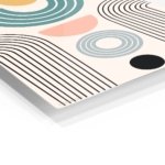Pastel Arc Balance metal wall art print, view 2