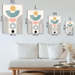Pastel Arc Balance metal wall art print, view 6