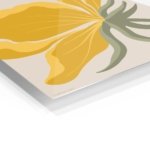 Golden Bird of Paradise metal wall art print, view 2