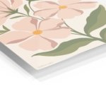 Blush Wildflower Garden metal wall art print, view 2