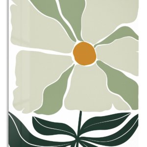 Sage Bloom metal wall art print