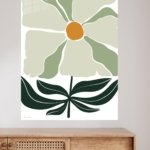 Sage Bloom metal wall art print, view 4