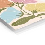 Pastel Botanical Bloom metal wall art print, view 2