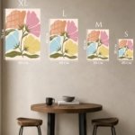 Pastel Botanical Bloom metal wall art print, view 6