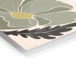 Abstract Sage Leaf Composition metal wall art print, view 2