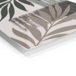 Earthy Botanical Silhouettes metal wall art print, view 2