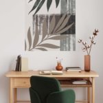 Earthy Botanical Silhouettes metal wall art print, view 5
