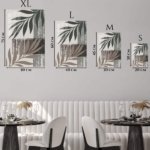 Earthy Botanical Silhouettes metal wall art print, view 6