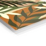Earthy Botanical Canopy metal wall art print, view 2