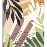 Sunlit Tropical Foliage metal wall art print