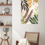 Sunlit Tropical Foliage metal wall art print, view 5