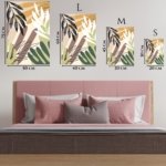 Sunlit Tropical Foliage metal wall art print, view 6