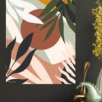 Tropical Terra Abstract metal wall art print, view 4