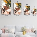 Tropical Terra Abstract metal wall art print, view 6