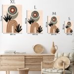 Earthy Abstract Botanicals metal wall art print, view 6