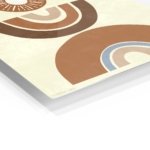 Earthy Sun and Rainbow Arches metal wall art print, view 2