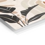 Earthy Tropical Leaf Arches metal wall art print, view 2